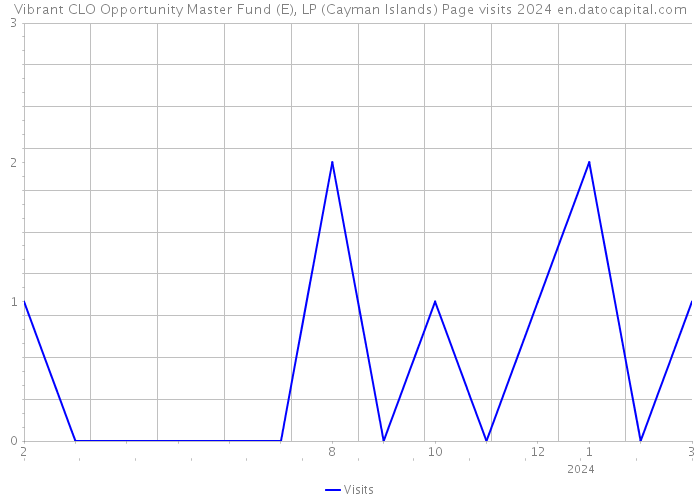 Vibrant CLO Opportunity Master Fund (E), LP (Cayman Islands) Page visits 2024 