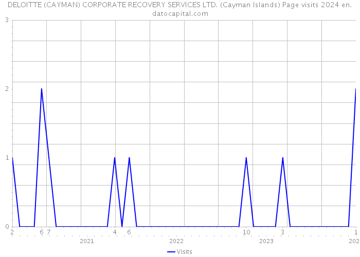DELOITTE (CAYMAN) CORPORATE RECOVERY SERVICES LTD. (Cayman Islands) Page visits 2024 
