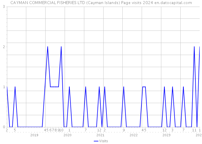 CAYMAN COMMERCIAL FISHERIES LTD (Cayman Islands) Page visits 2024 