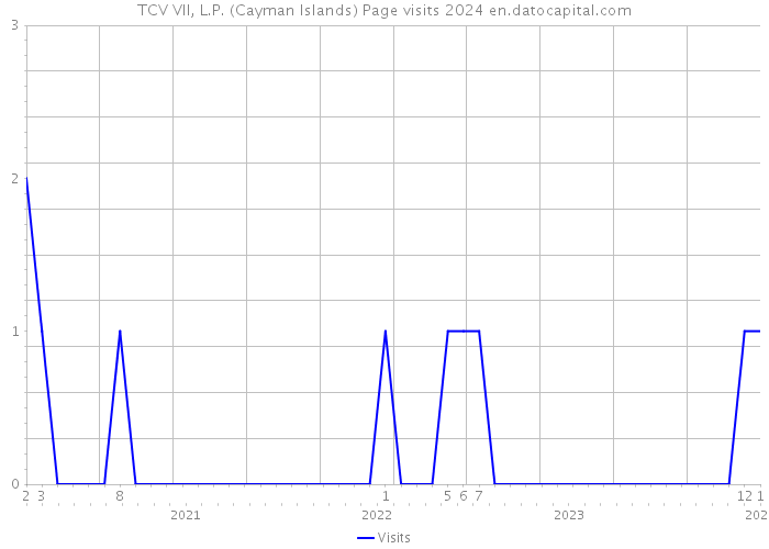 TCV VII, L.P. (Cayman Islands) Page visits 2024 