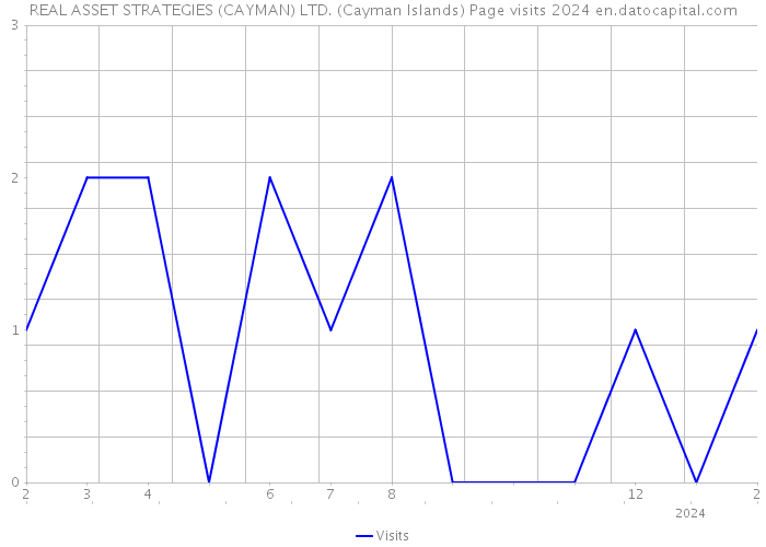 REAL ASSET STRATEGIES (CAYMAN) LTD. (Cayman Islands) Page visits 2024 