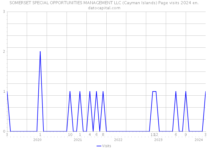 SOMERSET SPECIAL OPPORTUNITIES MANAGEMENT LLC (Cayman Islands) Page visits 2024 