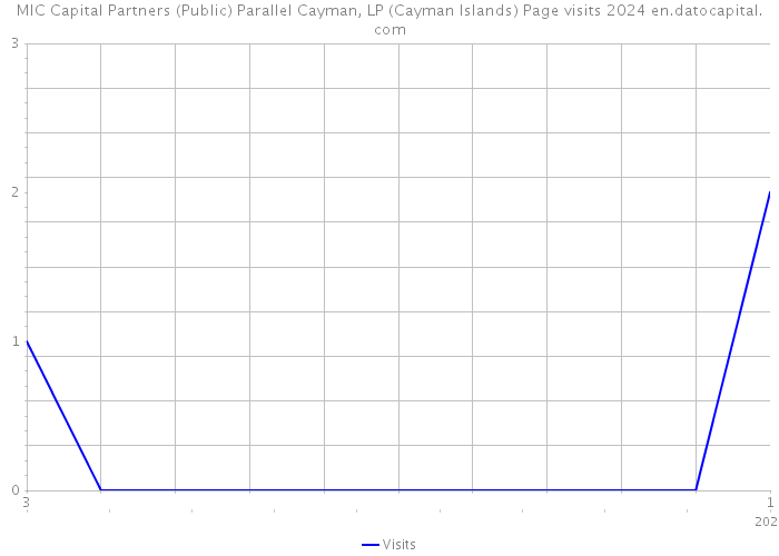 MIC Capital Partners (Public) Parallel Cayman, LP (Cayman Islands) Page visits 2024 