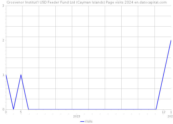 Grosvenor Institut'l USD Feeder Fund Ltd (Cayman Islands) Page visits 2024 