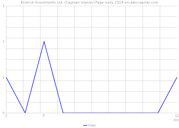 Endrick Investments Ltd. (Cayman Islands) Page visits 2024 