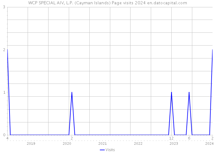 WCP SPECIAL AIV, L.P. (Cayman Islands) Page visits 2024 