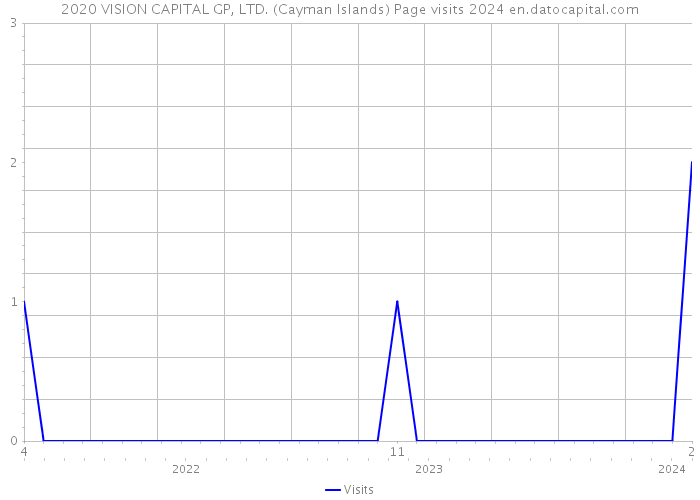 2020 VISION CAPITAL GP, LTD. (Cayman Islands) Page visits 2024 