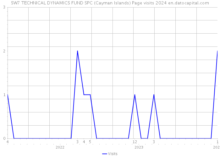 SW7 TECHNICAL DYNAMICS FUND SPC (Cayman Islands) Page visits 2024 