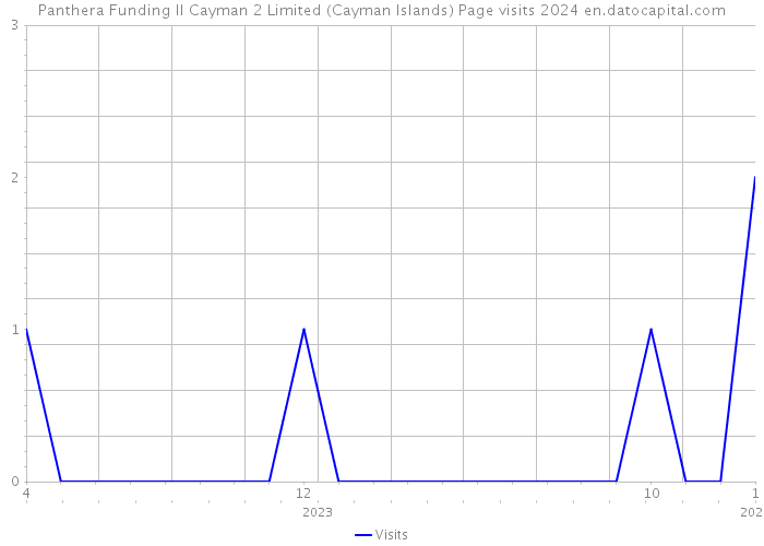 Panthera Funding II Cayman 2 Limited (Cayman Islands) Page visits 2024 