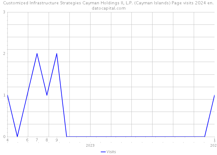 Customized Infrastructure Strategies Cayman Holdings II, L.P. (Cayman Islands) Page visits 2024 