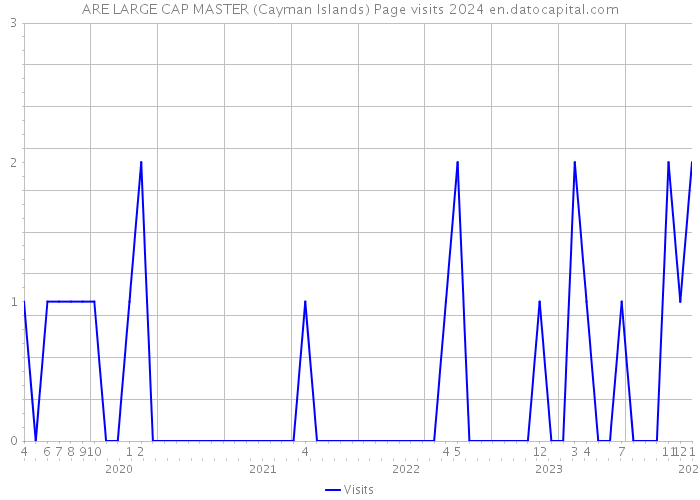 ARE LARGE CAP MASTER (Cayman Islands) Page visits 2024 