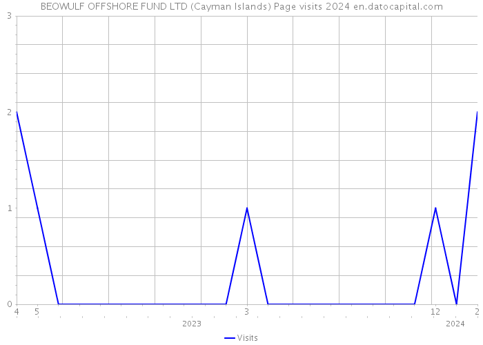 BEOWULF OFFSHORE FUND LTD (Cayman Islands) Page visits 2024 