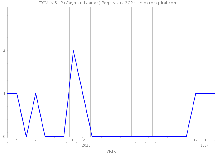 TCV IX B LP (Cayman Islands) Page visits 2024 