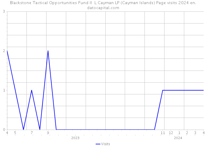 Blackstone Tactical Opportunities Fund II L Cayman LP (Cayman Islands) Page visits 2024 
