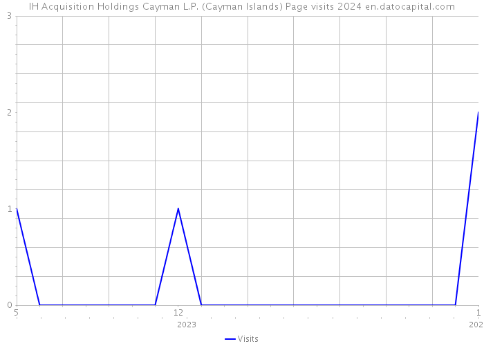 IH Acquisition Holdings Cayman L.P. (Cayman Islands) Page visits 2024 