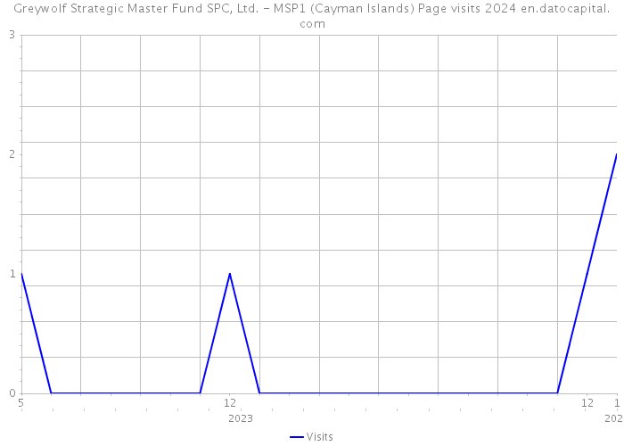 Greywolf Strategic Master Fund SPC, Ltd. - MSP1 (Cayman Islands) Page visits 2024 