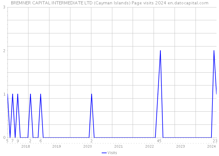 BREMNER CAPITAL INTERMEDIATE LTD (Cayman Islands) Page visits 2024 
