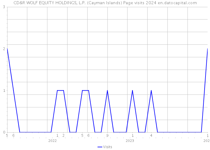 CD&R WOLF EQUITY HOLDINGS, L.P. (Cayman Islands) Page visits 2024 