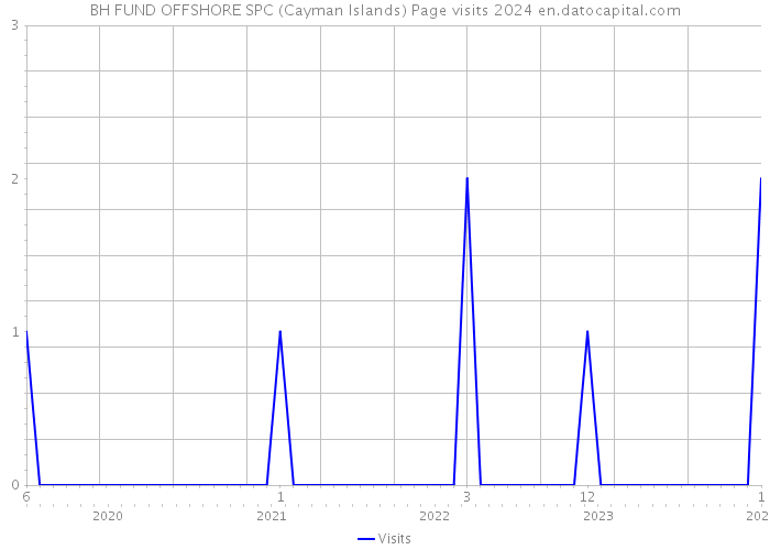 BH FUND OFFSHORE SPC (Cayman Islands) Page visits 2024 