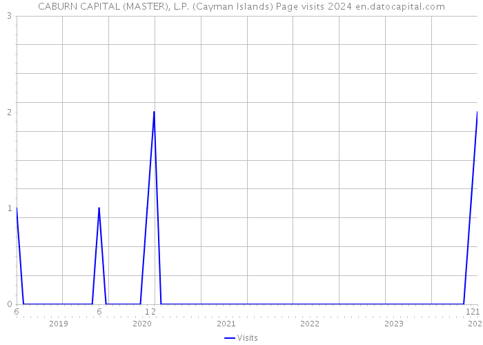 CABURN CAPITAL (MASTER), L.P. (Cayman Islands) Page visits 2024 