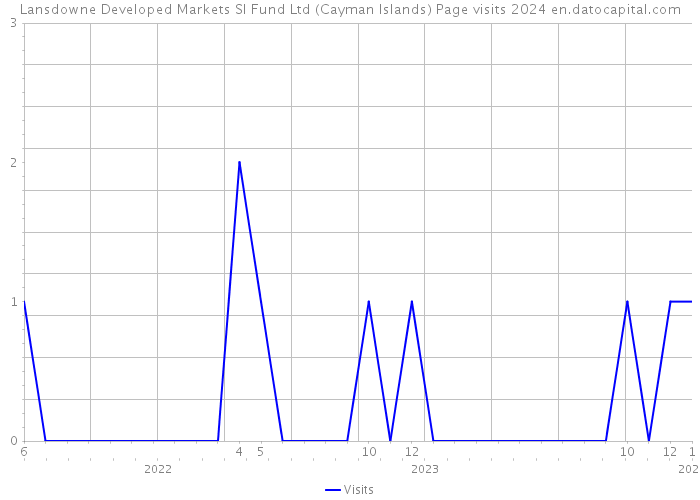 Lansdowne Developed Markets SI Fund Ltd (Cayman Islands) Page visits 2024 