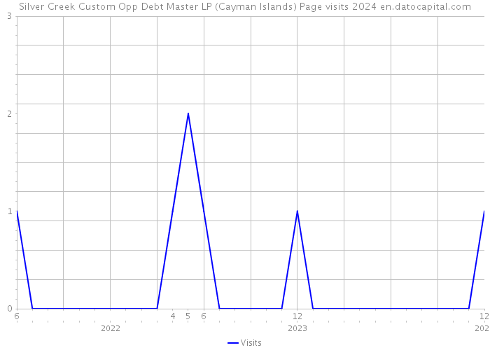 Silver Creek Custom Opp Debt Master LP (Cayman Islands) Page visits 2024 