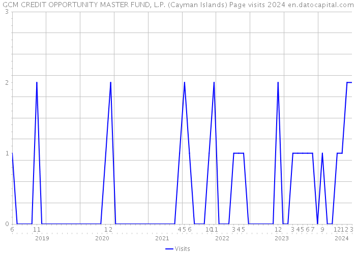 GCM CREDIT OPPORTUNITY MASTER FUND, L.P. (Cayman Islands) Page visits 2024 