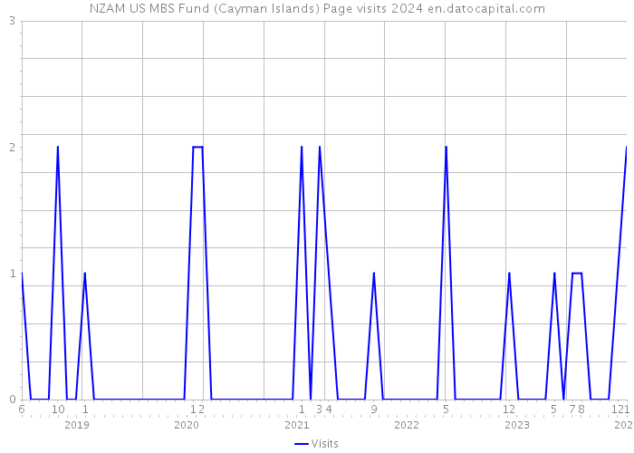 NZAM US MBS Fund (Cayman Islands) Page visits 2024 