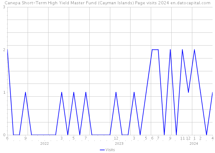 Canepa Short-Term High Yield Master Fund (Cayman Islands) Page visits 2024 