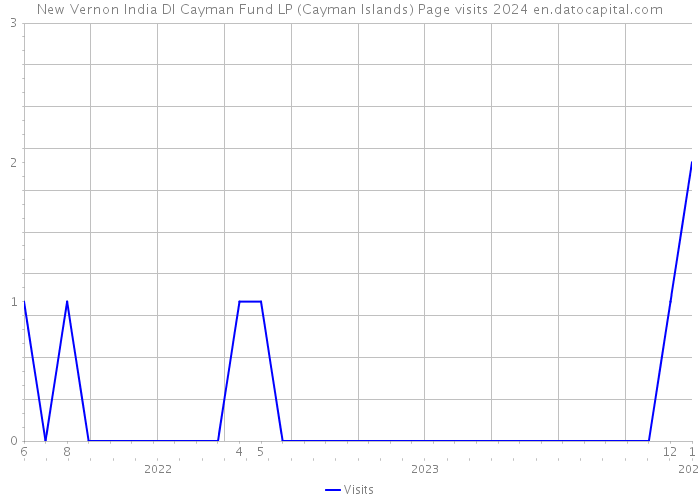 New Vernon India DI Cayman Fund LP (Cayman Islands) Page visits 2024 