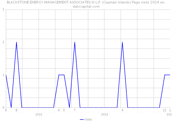 BLACKSTONE ENERGY MANAGEMENT ASSOCIATES III L.P. (Cayman Islands) Page visits 2024 