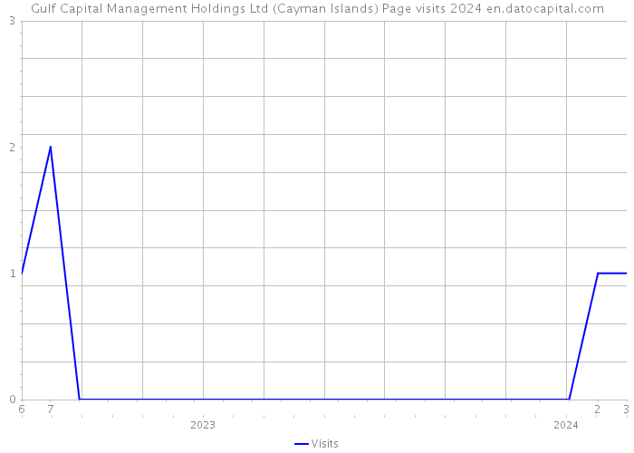 Gulf Capital Management Holdings Ltd (Cayman Islands) Page visits 2024 