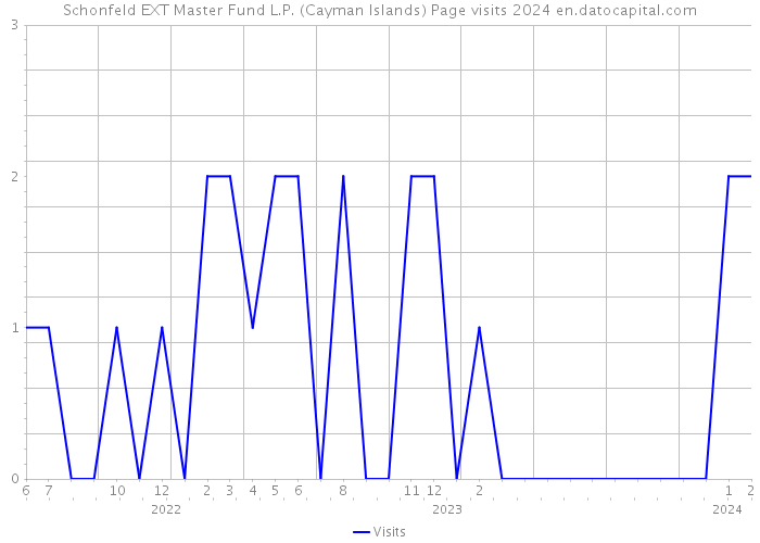 Schonfeld EXT Master Fund L.P. (Cayman Islands) Page visits 2024 