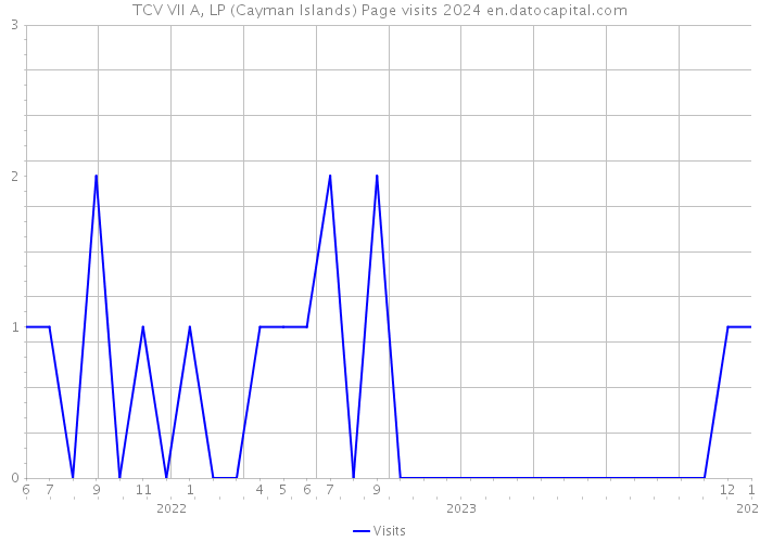 TCV VII A, LP (Cayman Islands) Page visits 2024 