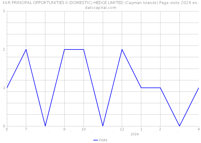 KKR PRINCIPAL OPPORTUNITIES II (DOMESTIC) HEDGE LIMITED (Cayman Islands) Page visits 2024 