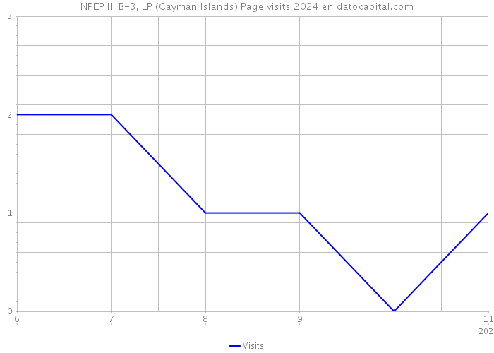 NPEP III B-3, LP (Cayman Islands) Page visits 2024 