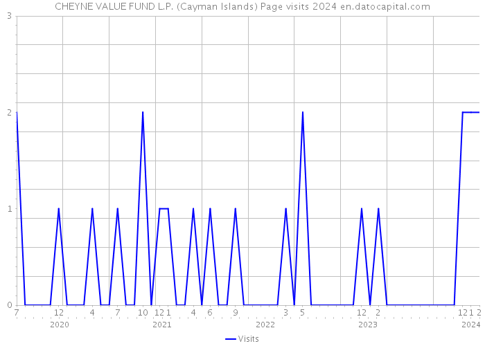CHEYNE VALUE FUND L.P. (Cayman Islands) Page visits 2024 