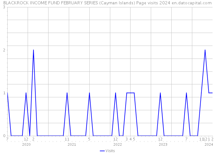 BLACKROCK INCOME FUND FEBRUARY SERIES (Cayman Islands) Page visits 2024 