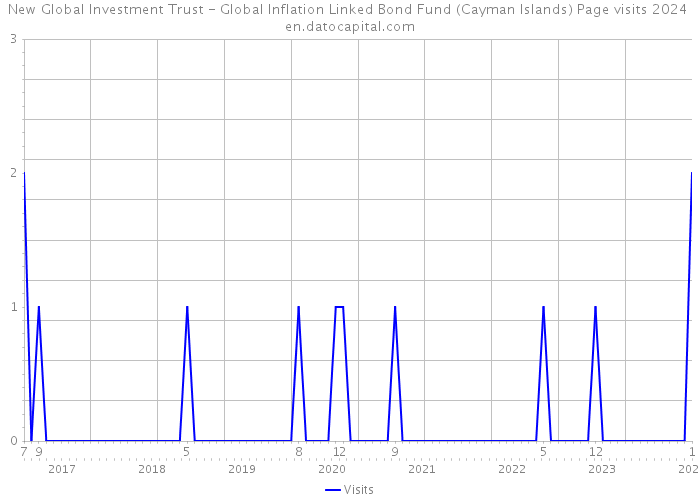 New Global Investment Trust - Global Inflation Linked Bond Fund (Cayman Islands) Page visits 2024 
