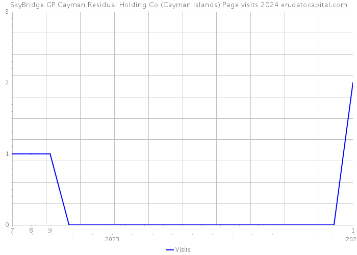 SkyBridge GP Cayman Residual Holding Co (Cayman Islands) Page visits 2024 
