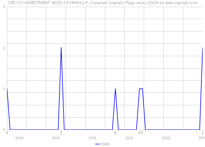 CPE CO-INVESTMENT (BCE) CAYMAN L.P. (Cayman Islands) Page visits 2024 