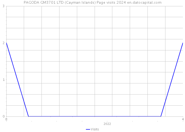 PAGODA GM3701 LTD (Cayman Islands) Page visits 2024 