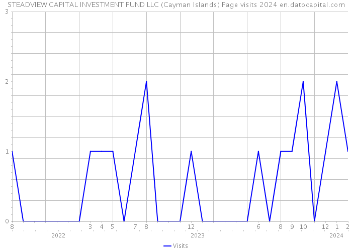 STEADVIEW CAPITAL INVESTMENT FUND LLC (Cayman Islands) Page visits 2024 