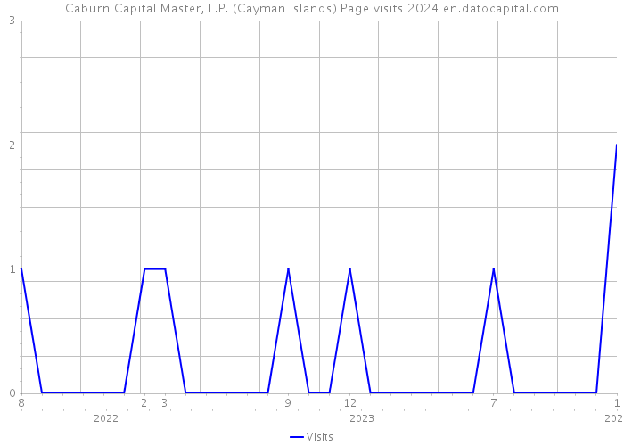 Caburn Capital Master, L.P. (Cayman Islands) Page visits 2024 