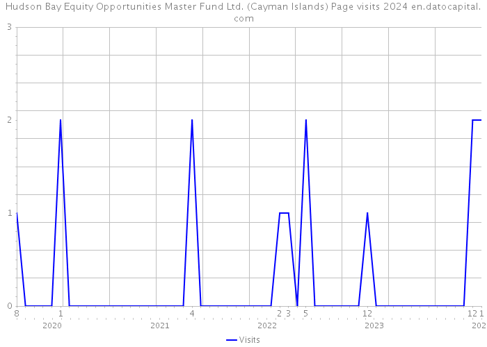 Hudson Bay Equity Opportunities Master Fund Ltd. (Cayman Islands) Page visits 2024 