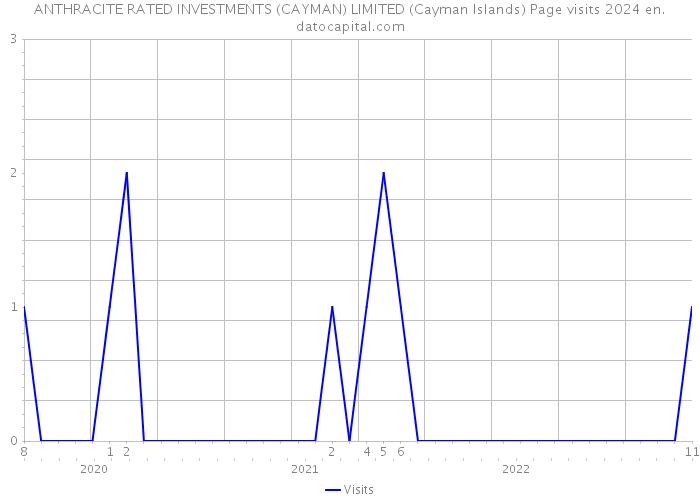 ANTHRACITE RATED INVESTMENTS (CAYMAN) LIMITED (Cayman Islands) Page visits 2024 