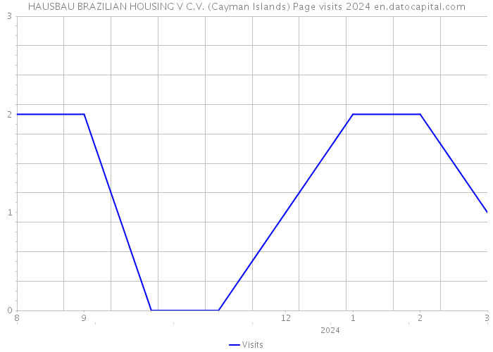 HAUSBAU BRAZILIAN HOUSING V C.V. (Cayman Islands) Page visits 2024 
