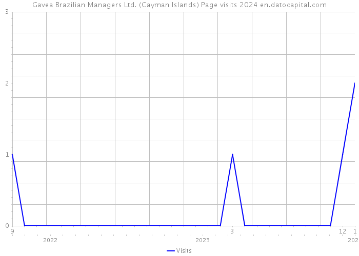 Gavea Brazilian Managers Ltd. (Cayman Islands) Page visits 2024 