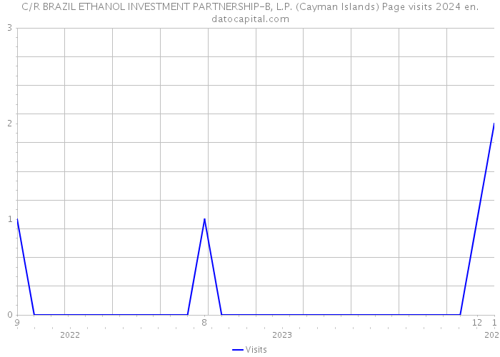 C/R BRAZIL ETHANOL INVESTMENT PARTNERSHIP-B, L.P. (Cayman Islands) Page visits 2024 