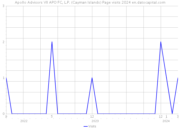 Apollo Advisors VII APO FC, L.P. (Cayman Islands) Page visits 2024 